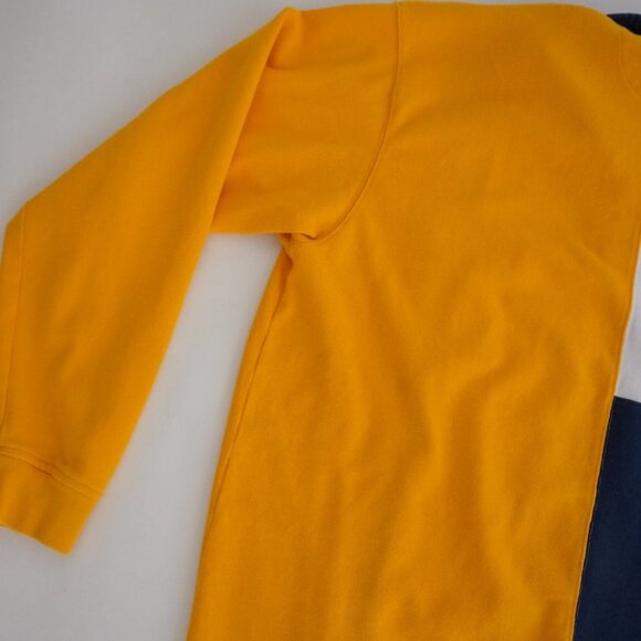 Vtg'90S Karl Kani-Jeans Rugby Tour White Yellow Navy 100% Cotton Polo Shirt 3XLT - Picture 13 of 16